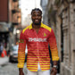 Custom Zimbabwe Cricket Long Sleeve Button Shirt Come On Chevrons - African Pride