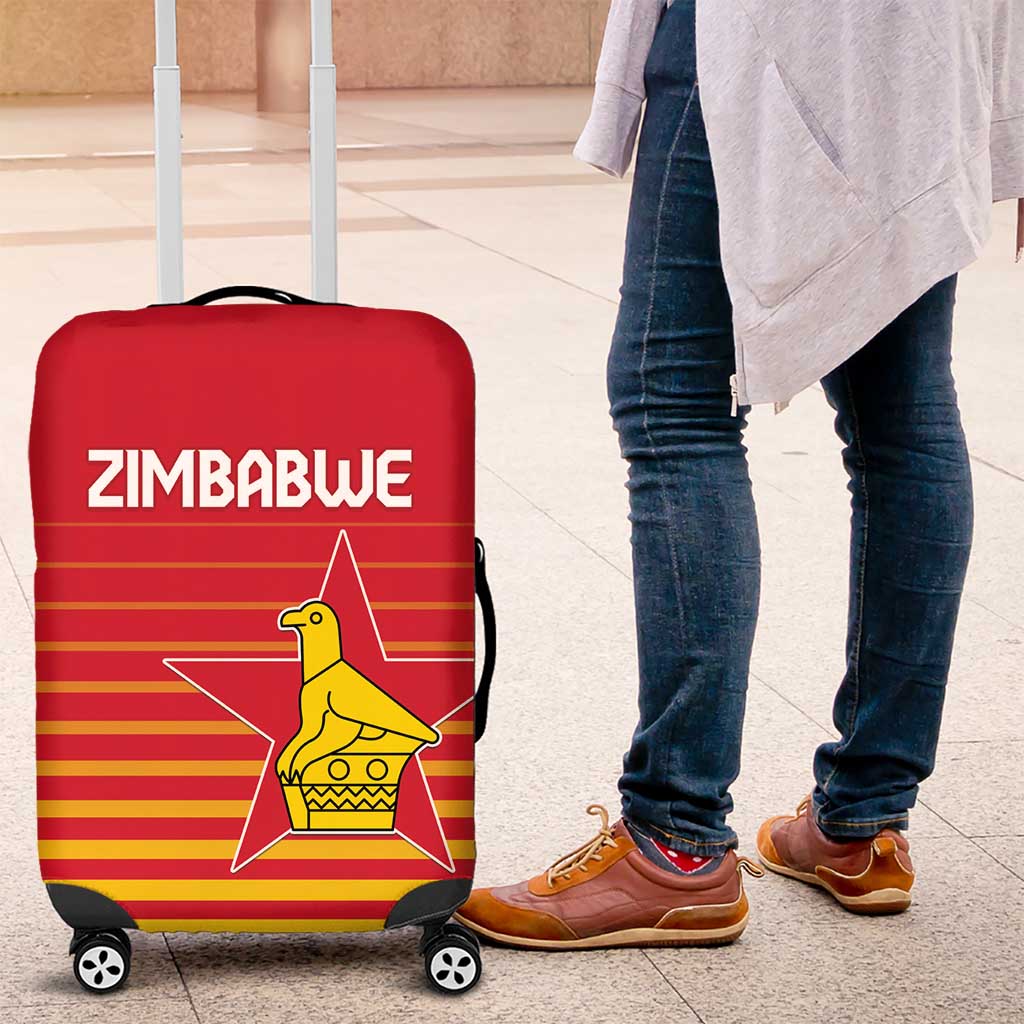 Zimbabwe Cricket Luggage Cover Come On Chevrons - African Pride