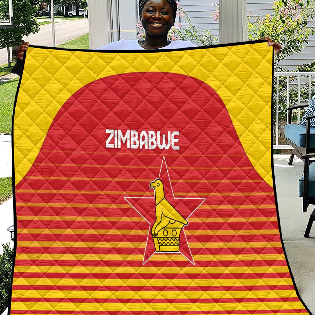 Zimbabwe Cricket Quilt Come On Chevrons - African Pride