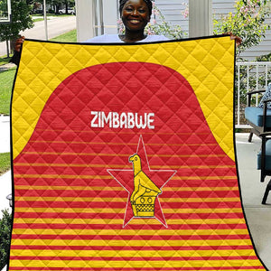 Zimbabwe Cricket Quilt Come On Chevrons - African Pride
