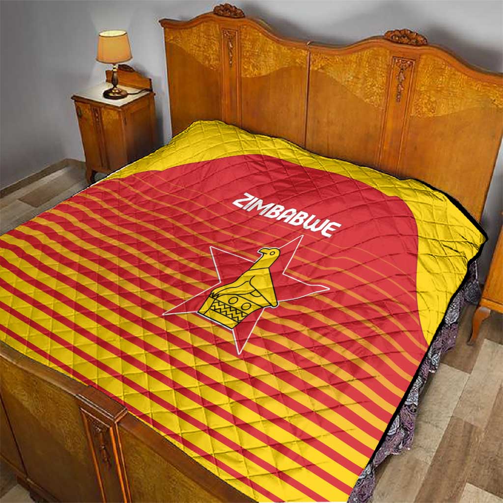 Zimbabwe Cricket Quilt Come On Chevrons - African Pride