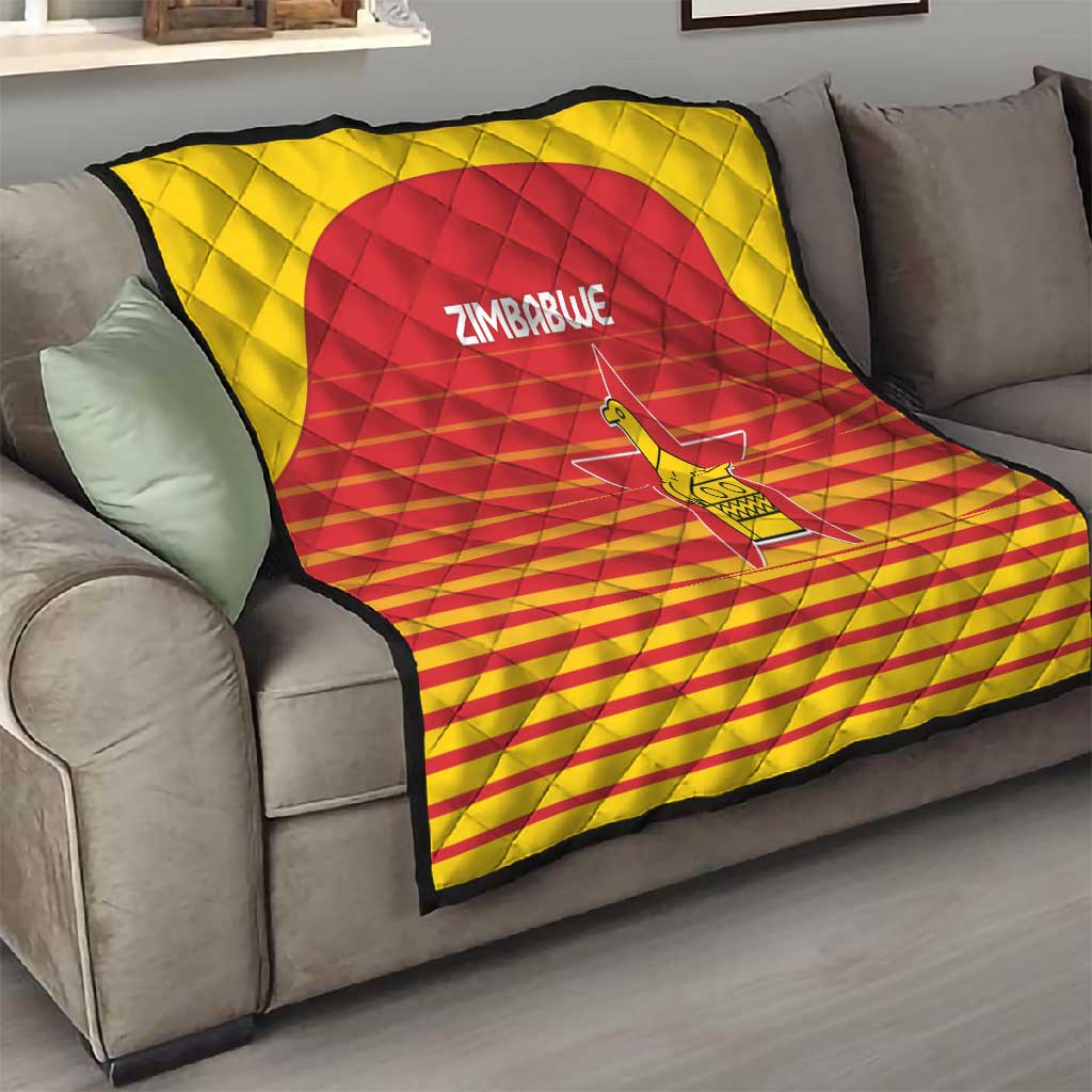 Zimbabwe Cricket Quilt Come On Chevrons - African Pride