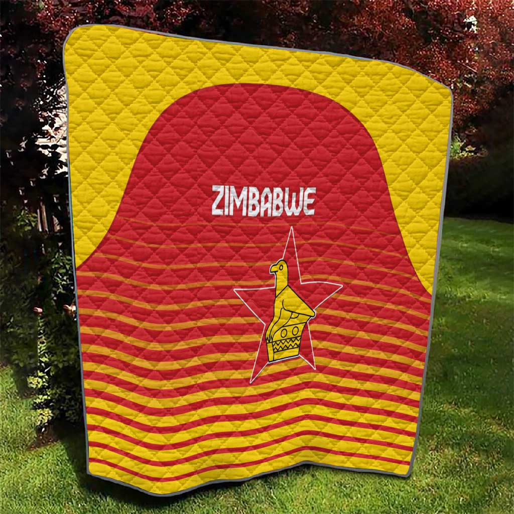 Zimbabwe Cricket Quilt Come On Chevrons - African Pride