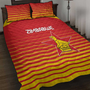 Zimbabwe Cricket Quilt Bed Set Come On Chevrons - African Pride
