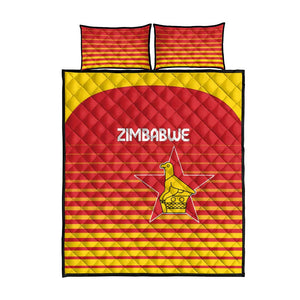 Zimbabwe Cricket Quilt Bed Set Come On Chevrons - African Pride
