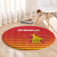 Zimbabwe Cricket Round Carpet Come On Chevrons - African Pride