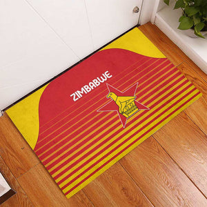 Zimbabwe Cricket Rubber Doormat Come On Chevrons - African Pride