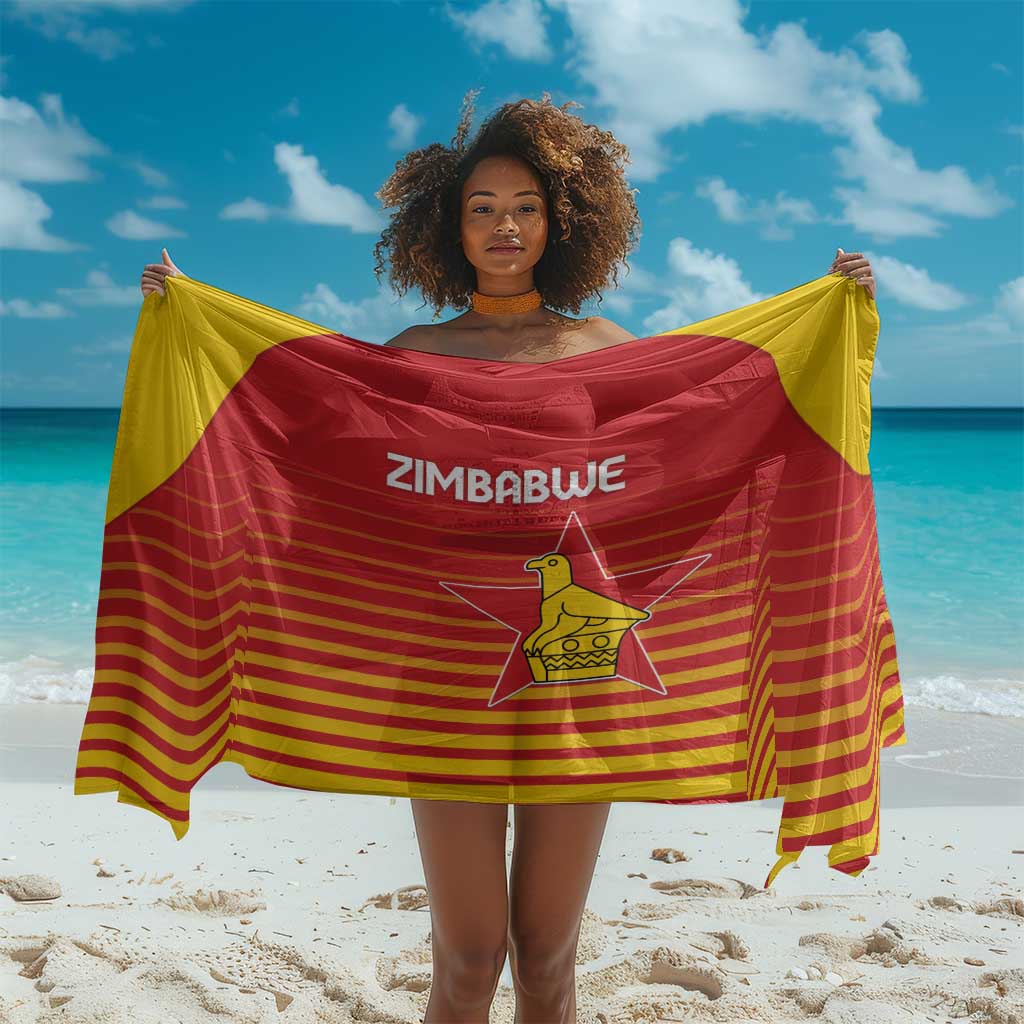 Zimbabwe Cricket Sarong Come On Chevrons - African Pride