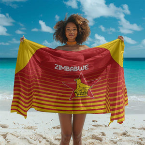 Zimbabwe Cricket Sarong Come On Chevrons - African Pride