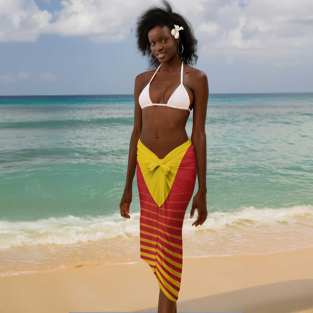 Zimbabwe Cricket Sarong Come On Chevrons - African Pride
