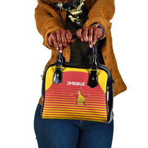 Zimbabwe Cricket Shoulder Handbag Come On Chevrons - African Pride