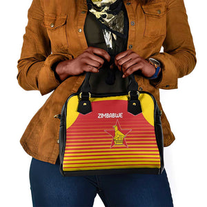 Zimbabwe Cricket Shoulder Handbag Come On Chevrons - African Pride