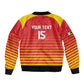 Custom Zimbabwe Cricket Sleeve Zip Bomber Jacket Come On Chevrons - African Pride