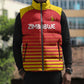Custom Zimbabwe Cricket Sleeveless Puffer Jacket Go Chevrons Go