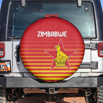 Zimbabwe Cricket Spare Tire Cover Come On Chevrons - African Pride