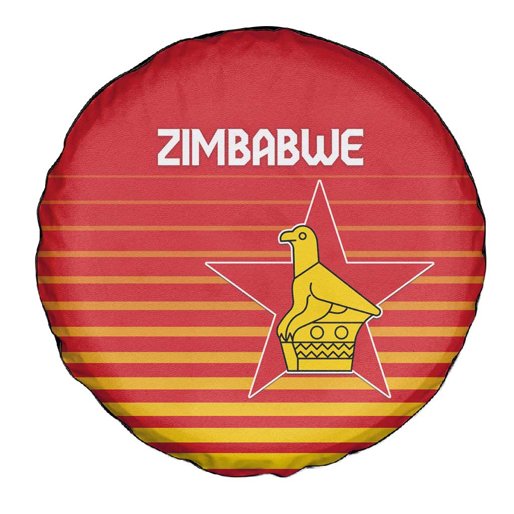 Zimbabwe Cricket Spare Tire Cover Come On Chevrons - African Pride