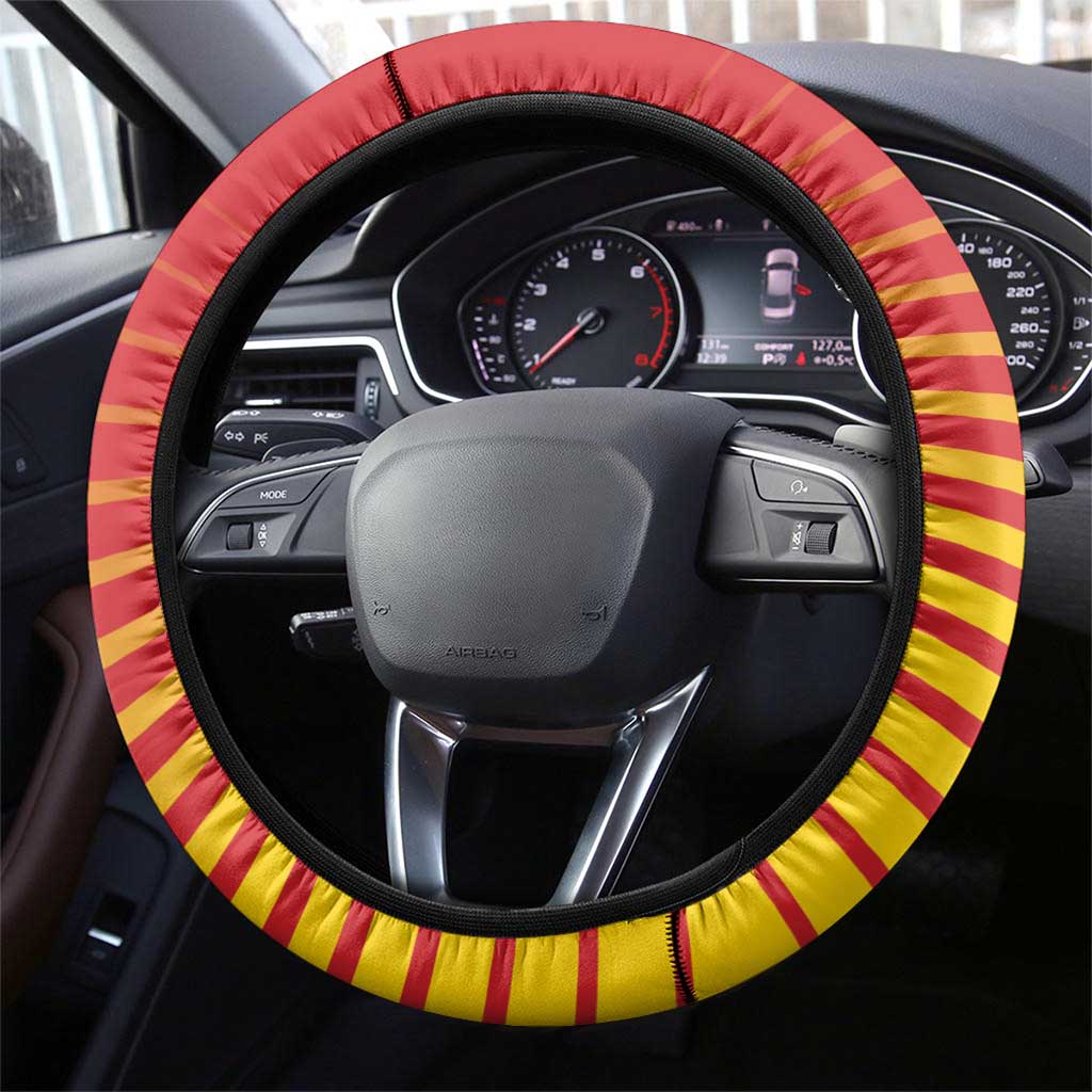 Zimbabwe Cricket Steering Wheel Cover Come On Chevrons - African Pride