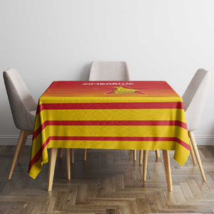 Zimbabwe Cricket Tablecloth Come On Chevrons - African Pride