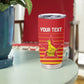 Custom Zimbabwe Cricket Tumbler Cup Come On Chevrons - African Pride