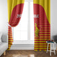 Zimbabwe Cricket Window Curtain Come On Chevrons - African Pride