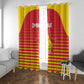 Zimbabwe Cricket Window Curtain Come On Chevrons - African Pride