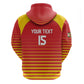 Custom Zimbabwe Cricket Zip Hoodie Come On Chevrons - African Pride