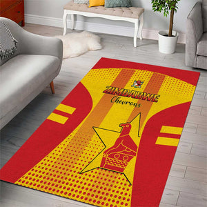 Zimbabwe Cricket Area Rug Sporty Style LT15