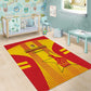 Zimbabwe Cricket Area Rug Sporty Style LT15