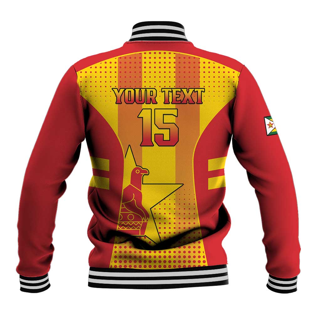 Custom Zimbabwe Cricket Baseball Jacket Sporty Style - African Pride