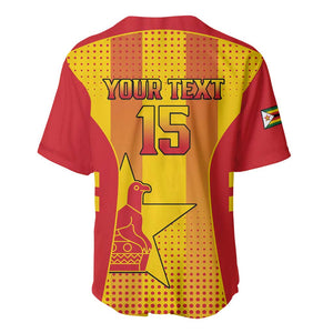 Custom Zimbabwe Cricket Baseball Jersey Sporty Style - African Pride