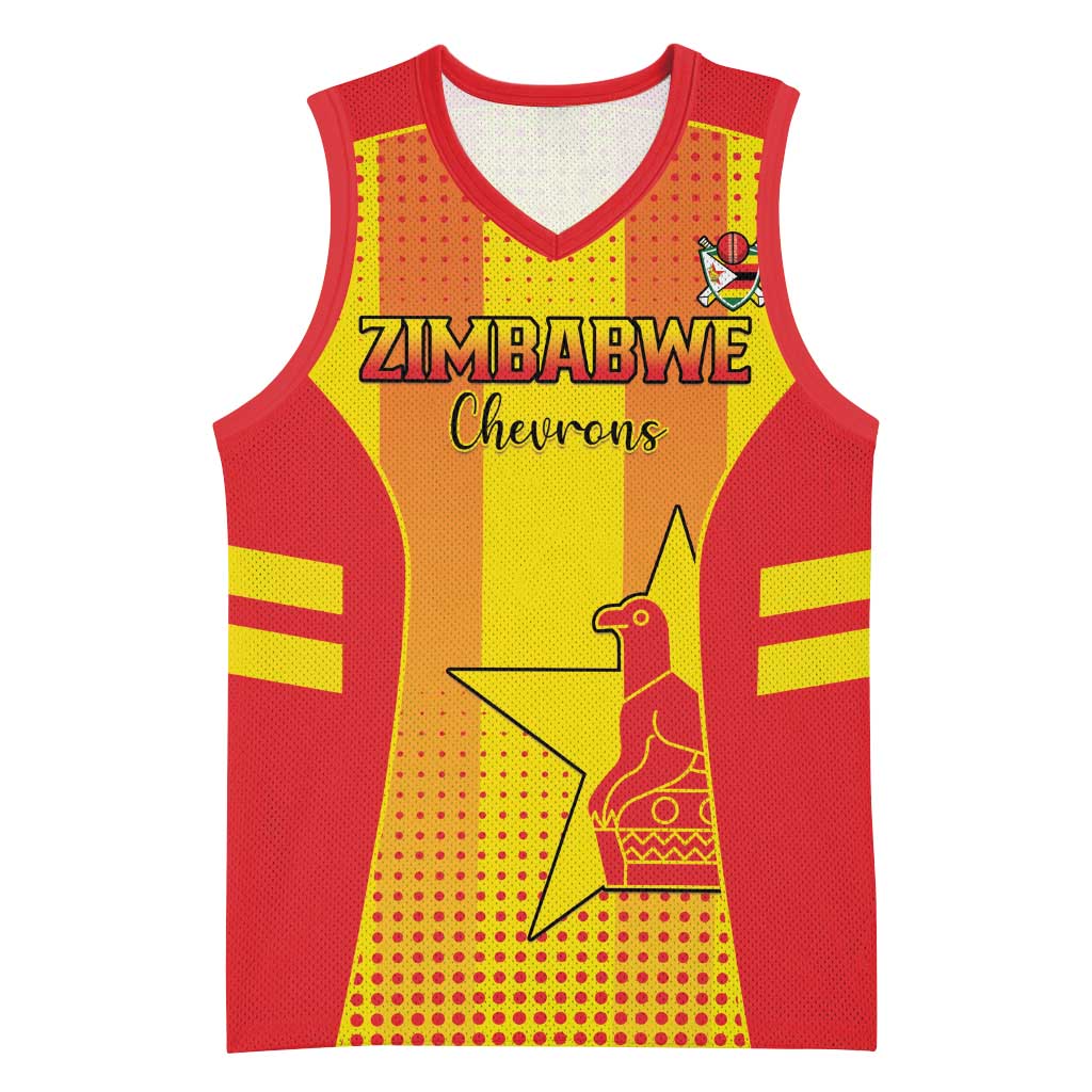 Custom Zimbabwe Cricket Basketball Jersey Sporty Style - African Pride