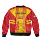 Custom Zimbabwe Cricket Bomber Jacket Sporty Style - African Pride