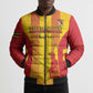 Custom Zimbabwe Cricket Bomber Puffer Jacket Go Champions