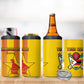 Custom Zimbabwe Cricket 4 in 1 Can Cooler Tumbler Sporty Style - African Pride
