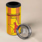 Custom Zimbabwe Cricket 4 in 1 Can Cooler Tumbler Sporty Style - African Pride