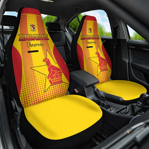 Zimbabwe Cricket Car Seat Cover Sporty Style LT15