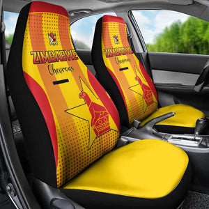 Zimbabwe Cricket Car Seat Cover Sporty Style - African Pride