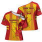 Custom Zimbabwe Cricket Cross Shoulder Shirt Go Champions