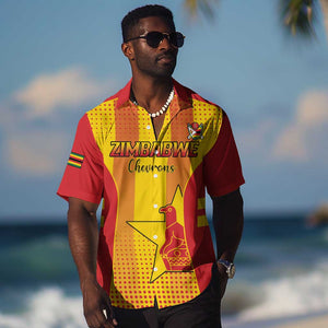 Custom Zimbabwe Cricket Hawaiian Shirt Sporty Style - African Pride