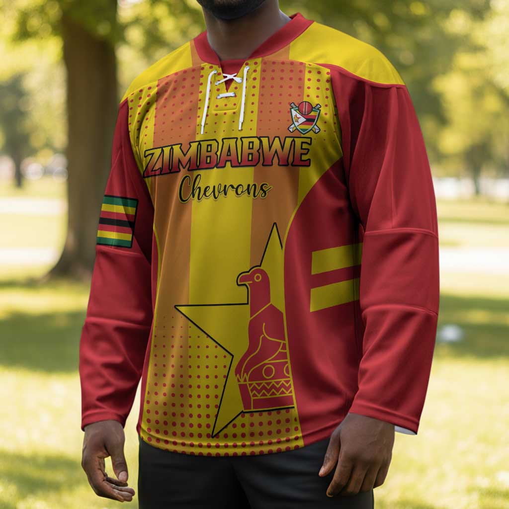 Custom Zimbabwe Cricket Hockey Jersey Go Champions