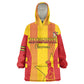 Custom Zimbabwe Cricket Kid Wearable Blanket Hoodie Sporty Style - African Pride
