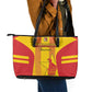 Zimbabwe Cricket Leather Tote Bag Sporty Style LT15