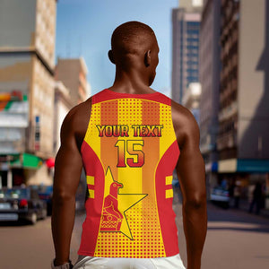Custom Zimbabwe Cricket Men Tank Top Sporty Style - African Pride