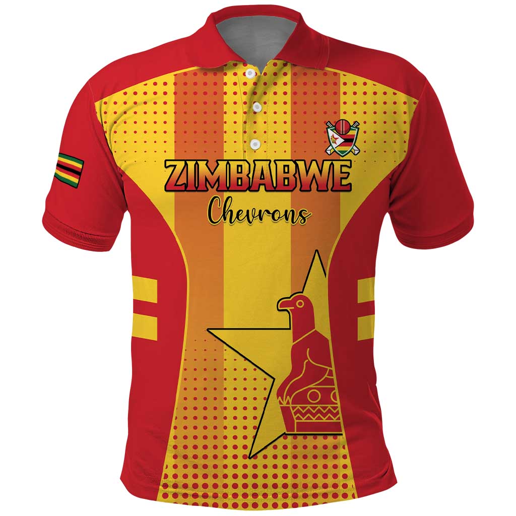 Custom Zimbabwe Cricket Polo Shirt Sporty Style - African Pride