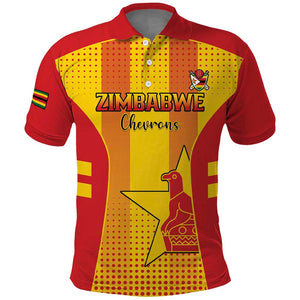 Custom Zimbabwe Cricket Polo Shirt Sporty Style - African Pride