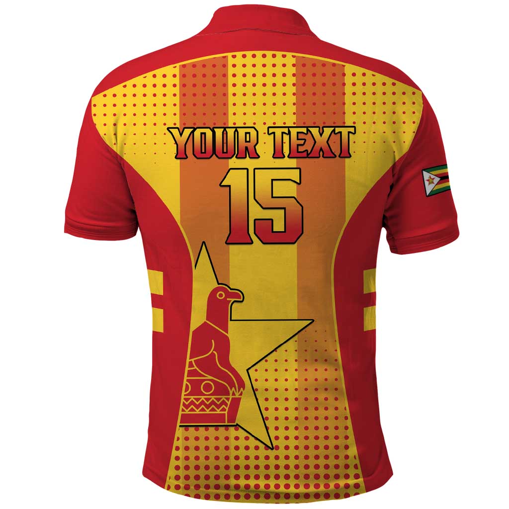 Custom Zimbabwe Cricket Polo Shirt Sporty Style - African Pride