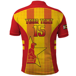 Custom Zimbabwe Cricket Polo Shirt Sporty Style - African Pride