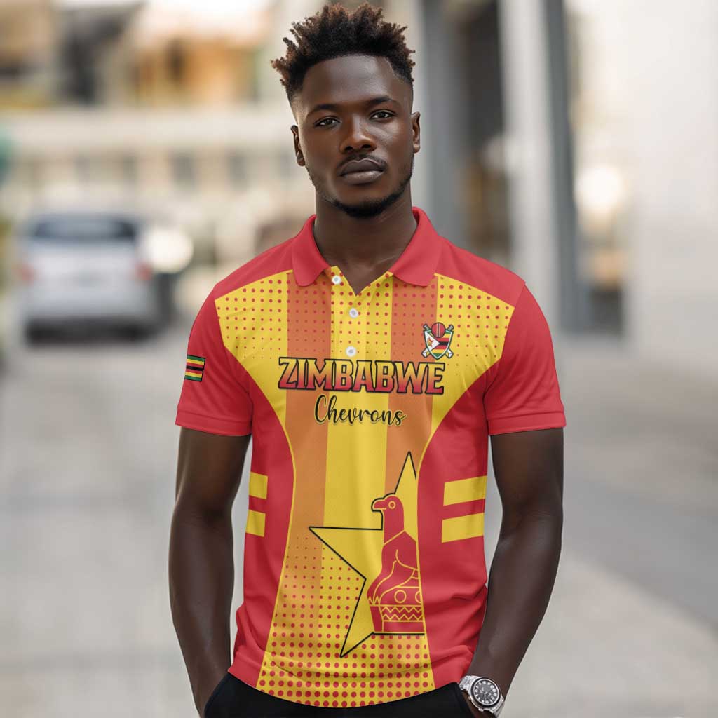 Custom Zimbabwe Cricket Polo Shirt Sporty Style - African Pride