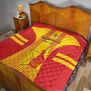 Zimbabwe Cricket Quilt Sporty Style LT15