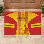 Zimbabwe Cricket Rubber Doormat Sporty Style LT15